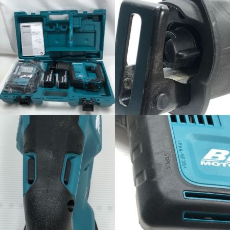  MAKITA マキタ レシプロソー 充電器・充電池2個・ケース付 18v 499053 JR188DRGX ブルー