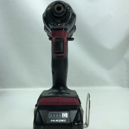  HiKOKI ハイコーキ インパクトドライバ 程度B 充電器・充電池1個・ケース付 36v J2107096 WH36DC レッド