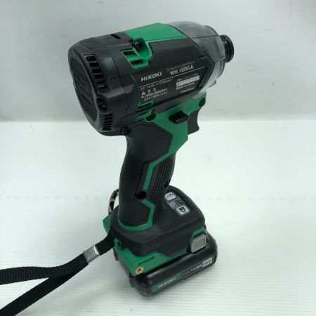  HiKOKI ハイコーキ インパクトドライバ 充電器・充電池2個・ケース付 コードレス式 WH12DCA グリーン