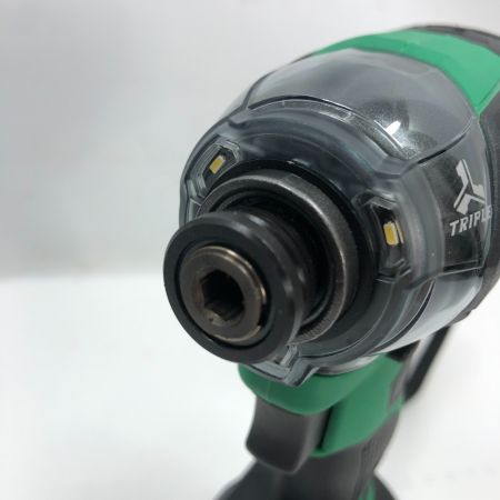  HiKOKI ハイコーキ インパクトドライバ 充電器・充電池2個・ケース付 コードレス式 WH12DCA グリーン