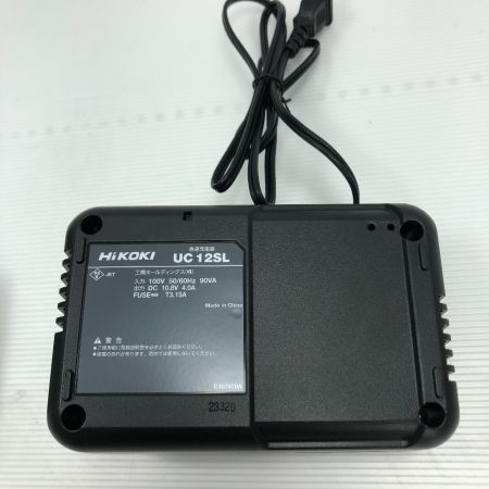  HiKOKI ハイコーキ インパクトドライバ 充電器・充電池2個・ケース付 コードレス式 WH12DCA グリーン