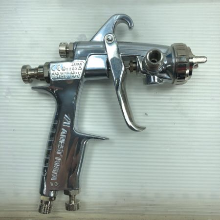  ANEST IWATA スプレーガン エアツール 塗料カップ付き W-101/4GF-U シルバー
