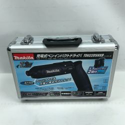 ◇◇ MAKITA マキタ インパクトドライバ 充電器・充電池2個・ケース付 コードレス式 TD022DSHXB ブラック Sランク