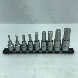 ◇◇ TONE トネ  ヘキサゴンソケットセット ハンドツール ９点セット シルバー Cランク