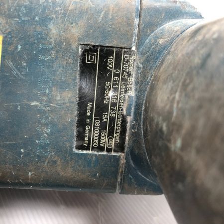  BOSCH ボッシュ 電動工具 ハンマ コード式 本体のみ GSH11E ブラック