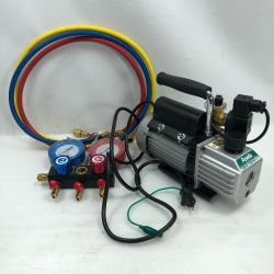 ◇◇ アサダ 真空ポンプ ケース付 コード式 100v 1.8CFM グレー Cランク