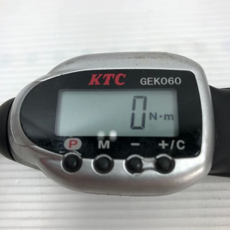  KTC ケーティーシー ハンドツール ラチェット 本体のみ コードレス式 GEK060-R3-L ブラック