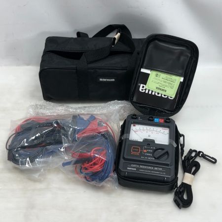  SANWA ハンドツール 接地抵抗系 付属品完備 コードレス式 PDR302 ブラック