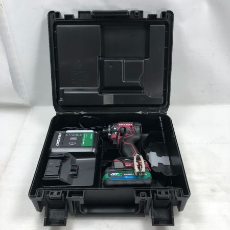  HiKOKI ハイコーキ 電動工具 インパクトドライバ 充電器・充電池1個・ケース付 コードレス式 WH36DC フレアレッド
