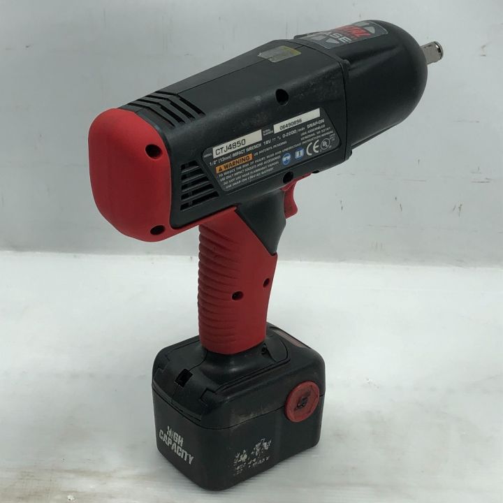 Snap-on スナップオン 電動工具 インパクトレンチ 充電池1個付 コードレス式 CTJ4850 ブラック｜中古｜なんでもリサイクルビッグバン