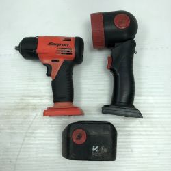 ◇◇ Snap-on スナップオン 電動工具 インパクトレンチ 充電池1個付 コードレス式 CTJ4410A0 レッド Cランク