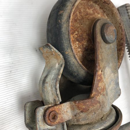   工具関連用品 足場キャスター ４本セット グレー