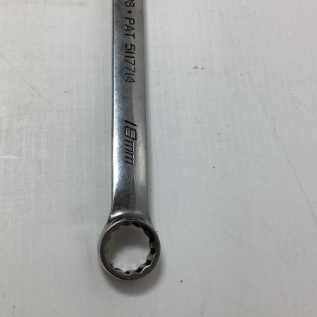 Snap-on スナップオン コンビネーションレンチ Snap-on SOEXM18 シルバー  18ｍｍ SOEXM18 シルバー