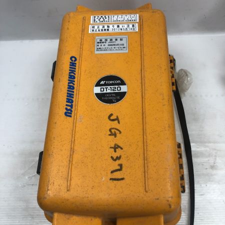  TOPCON 工具関連用品 測量器具 ケース付 通電OK DT-120 イエロー