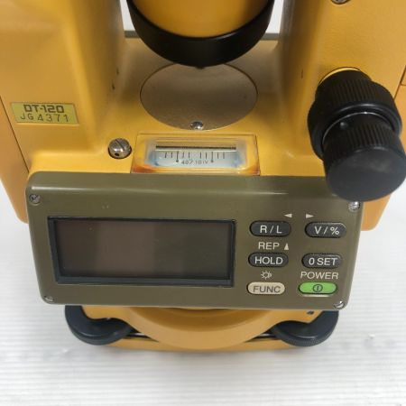 TOPCON 工具関連用品 測量器具 ケース付 通電OK DT-120 イエロー