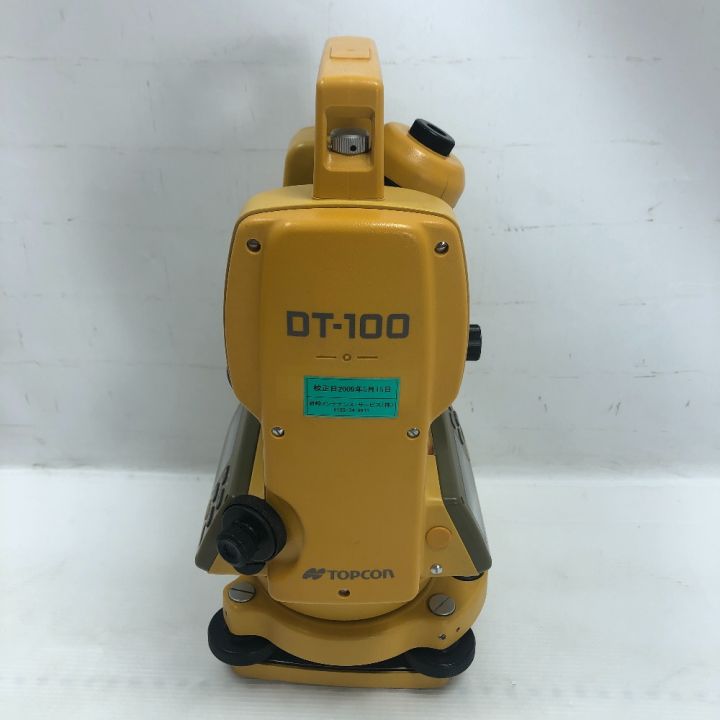 TOPCON 工具関連用品 測量器具 ケース付 通電OK DT-120 イエロー｜中古｜なんでもリサイクルビッグバン