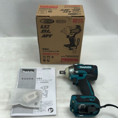  MAKITA マキタ 電動工具 インパクトレンチ 本体のみ 18v TW300D ブルー