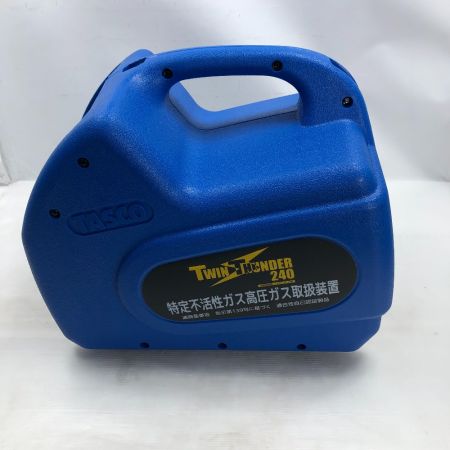  TASCO フルオロカーボン回収装置 電動工具 付属品完備 100v ツインサンダー240 TA110XZ ブルー