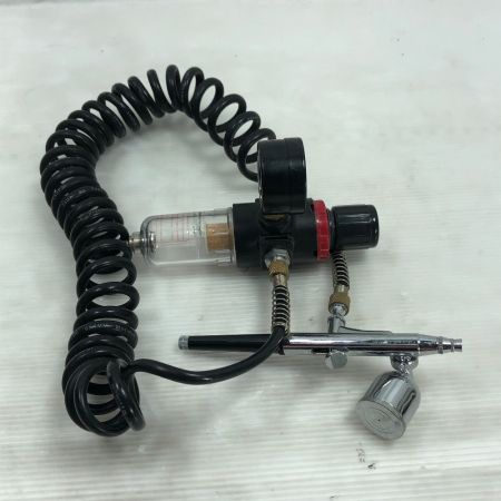   電動工具 エアブラシコンプレッサー 本体のみ コード式 100v AS186 グレー