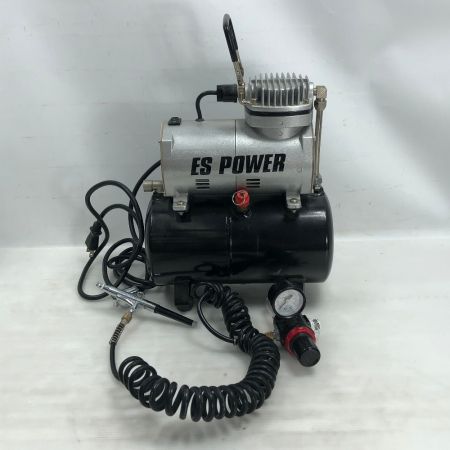   電動工具 エアブラシコンプレッサー 本体のみ コード式 100v AS186 グレー