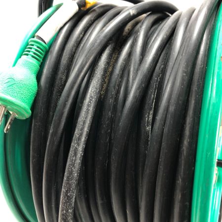  日動 電動工具 コードリール コード式 100v NW-EB53 グリーン