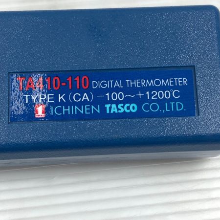  TASCO 電動工具 接触型デジタル温度計 ケース付 TA410-110 ブルー