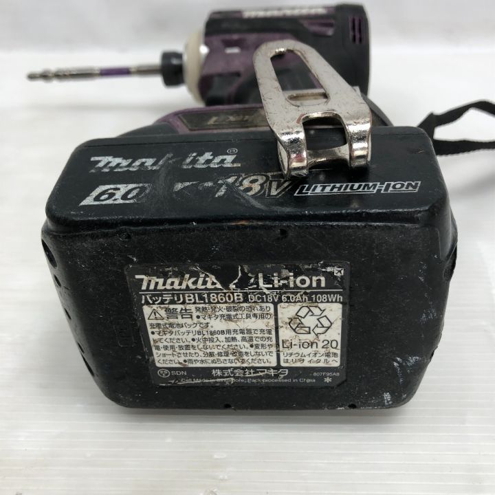 MAKITA マキタ 電動工具 インパクトドライバ 充電池1個付 コードレス式