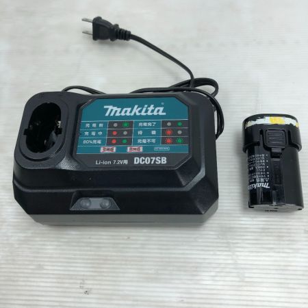  MAKITA マキタ 電動工具 インパクトドライバ 充電器・充電池1個・ケース付 TD022D ブルー