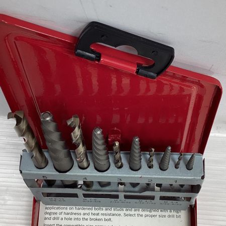  Snap-on スナップオン ハンドツール エキストラクターセット  EXD10 レッド