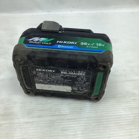  HiKOKI ハイコーキ 電動工具 インパクトドライバ 充電池2個 WH36DC レッド