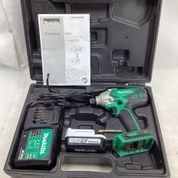◇◇ MAKITA マキタ 電動工具 インパクトドライバ 充電器・充電池1個・ケース付 M695D グリーン Cランク