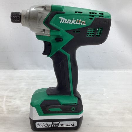  MAKITA マキタ 電動工具 インパクトドライバ 充電器・充電池1個・ケース付 M695D グリーン