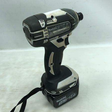  MAKITA マキタ 電動工具 インパクトドライバ 充電器・充電池2個・ケース付 コードレス式 TD138D ホワイト