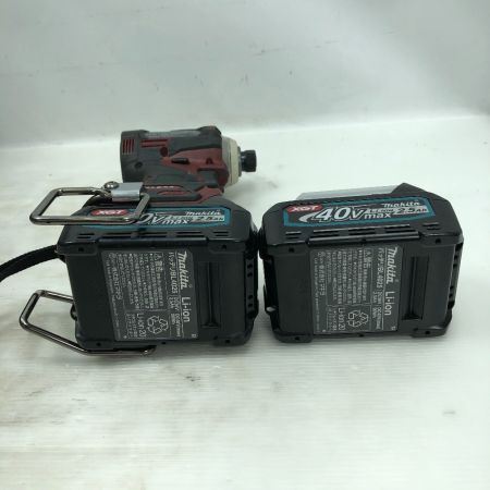  MAKITA マキタ 電動工具 インパクトドライバ  付属品完備 コードレス式 TD001G パープル