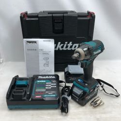 ◇◇ MAKITA マキタ 電動工具 インパクトレンチ  付属品完備 コードレス式 TW004G ブルー Cランク