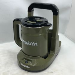 ◇◇ MAKITA マキタ 電動工具 電機ケトル  コードレス式 KT001G オリーブ Cランク