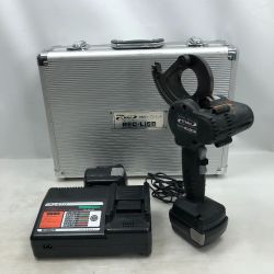 ◇◇ IZUMI 電動工具 充電式ケーブルカッター 充電器・充電池2個・ケース付 コードレス式 REC-Li50 ブラック Cランク