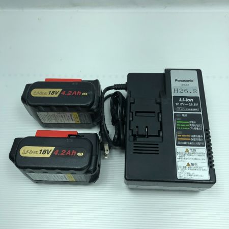  Panasonic パナソニック 電動工具 充電式パワーカッター 充電器・充電池2個・ケース付 コードレス式 EZ45A2LS2GT1 ブラック