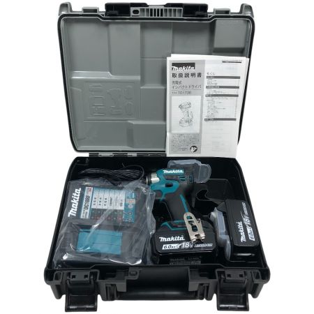  MAKITA マキタ 電動工具 インパクトドライバ 未使用品(S) 付属品完備 TD173DRGX ブルー