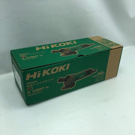  HiKOKI ハイコーキ 電動工具 ディスクグラインダー G10SH7 グリーン