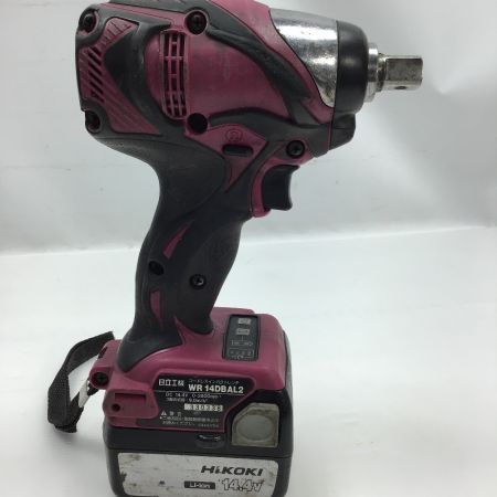 HITACHI 日立 電動工具 インパクトレンチ 充電池1個付 コードレス式 WR14DBAL2 パープル