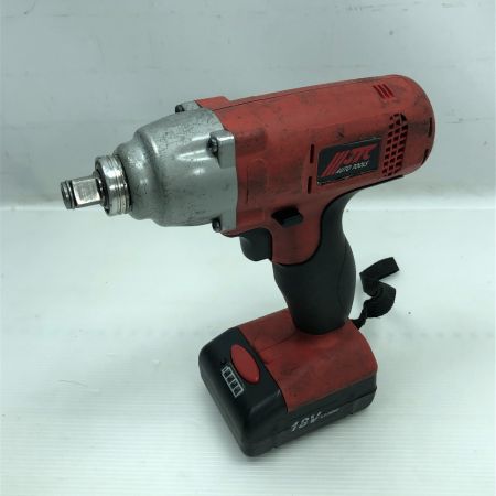  AUTOTOOLS 電動工具 インパクトレンチ 充電器・充電池2個・ケース付 コードレス式 JTC-7678 レッド