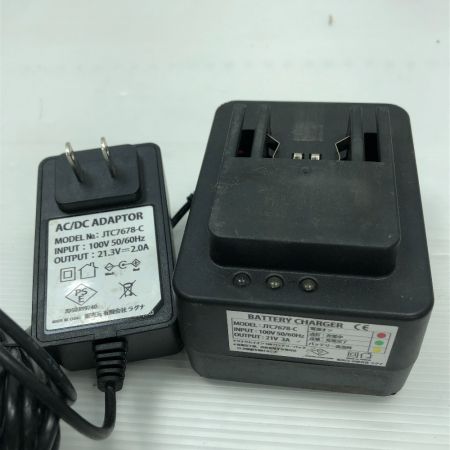  AUTOTOOLS 電動工具 インパクトレンチ 充電器・充電池2個・ケース付 コードレス式 JTC-7678 レッド