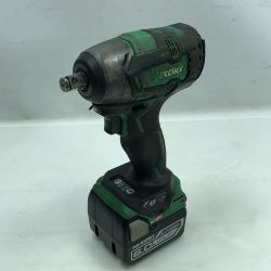 ◇◇ HiKOKI ハイコーキ 電動工具 インパクトレンチ 充電池1個付 コードレス式 WR14DBDL2 グリーン Cランク