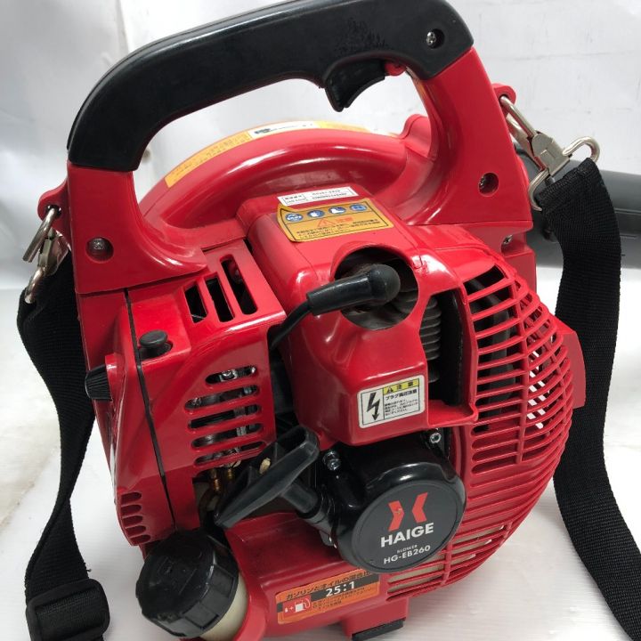 HAIGE 大型機械 エンジン式ブロワ HG-EB260 レッド - 中古工具・電動