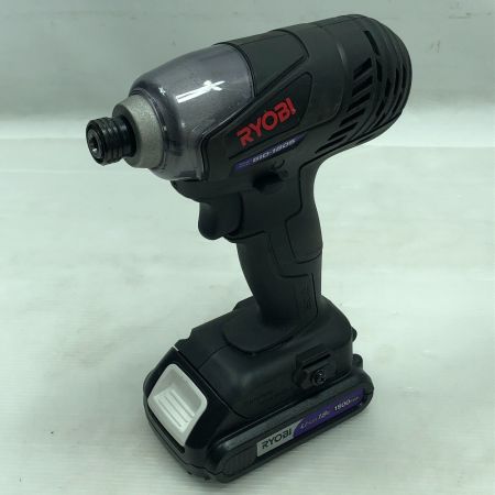  RYOBI リョービ 電動工具 インパクトドライバ 充電器・充電池2個・ケース付 BID-1805