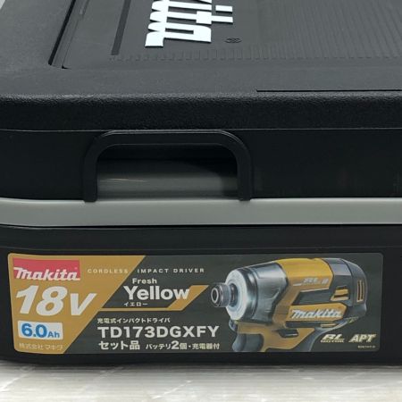  MAKITA マキタ 電動工具 インパクトドライバ TD173DGXFY イエロー