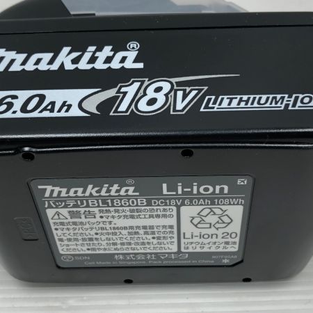  MAKITA マキタ 電動工具 バッテリー BL1860B ブラック