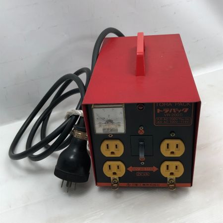  NICHIDO 工具関連用品 変圧器 VR-200D レッド