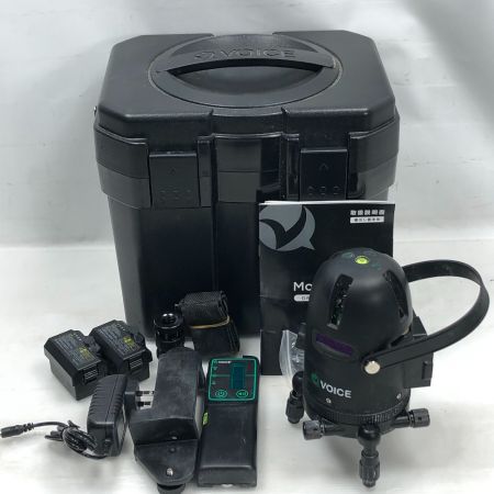  VOICE 工具 レーザー機器 レーザー墨出し器 充電器・充電池2個・ケース付 コードレス式 Model G8 ブラック